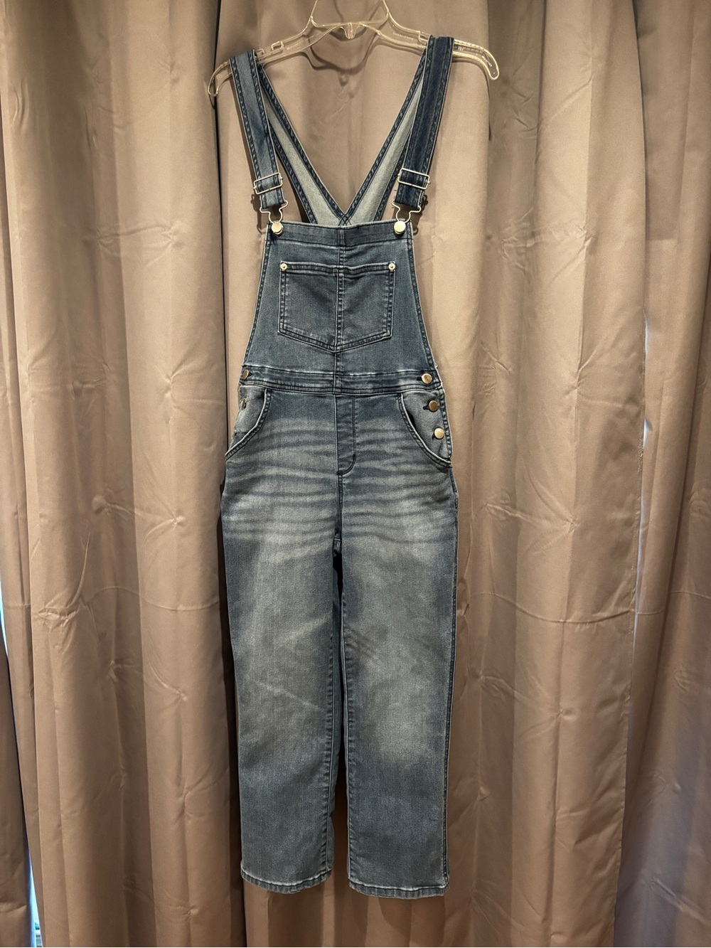 Sonoma Light Blue Denim Overalls Small
